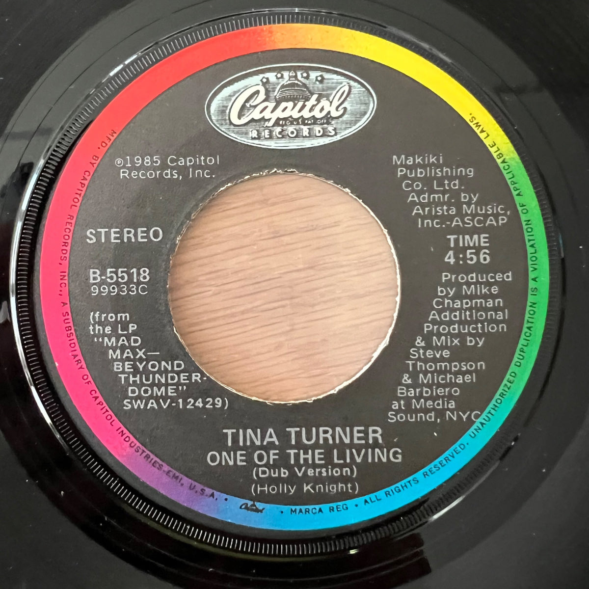Tina Turner - One Of The Living / 1. US-Press. 1985 - (M-/M-)