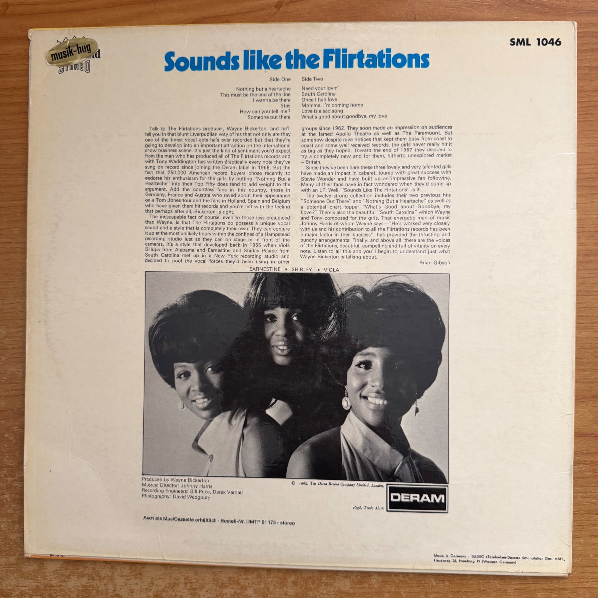 Flirtations - Sound Like The Flirtation / 1. D-Press. 1969