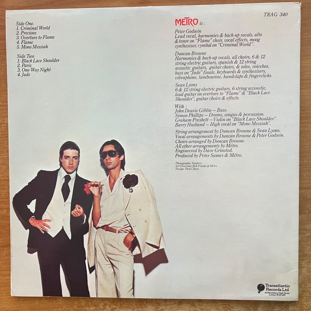 Metro - Same / 1. UK-Press. 1976 - (M-/M-)