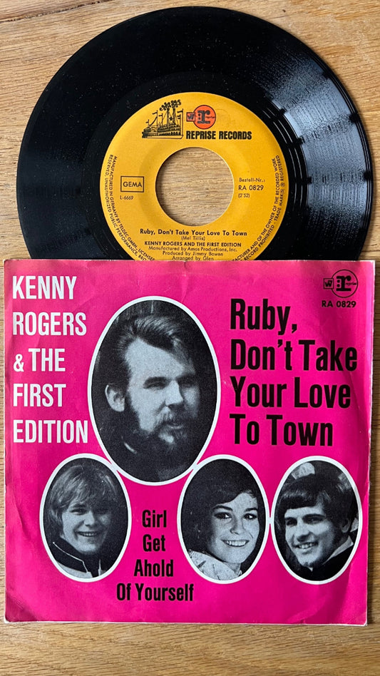 Kenny Rogers & First Edition - Ruby, Don't Take Your Love To Town / 1. D-Press. 1969 - (VG++/VG++)