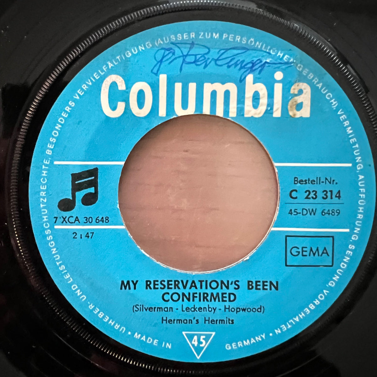 Herman's Hermits - No Milk Today / D-Press. 1966 - (VG++/VG+)