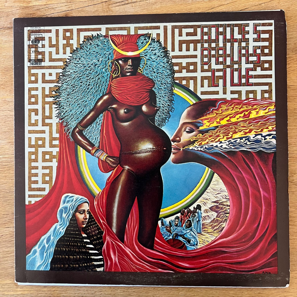 Miles Davis - Live Evil / 2 LP - 1ère édition britannique. 1972 - (M-/VG+)