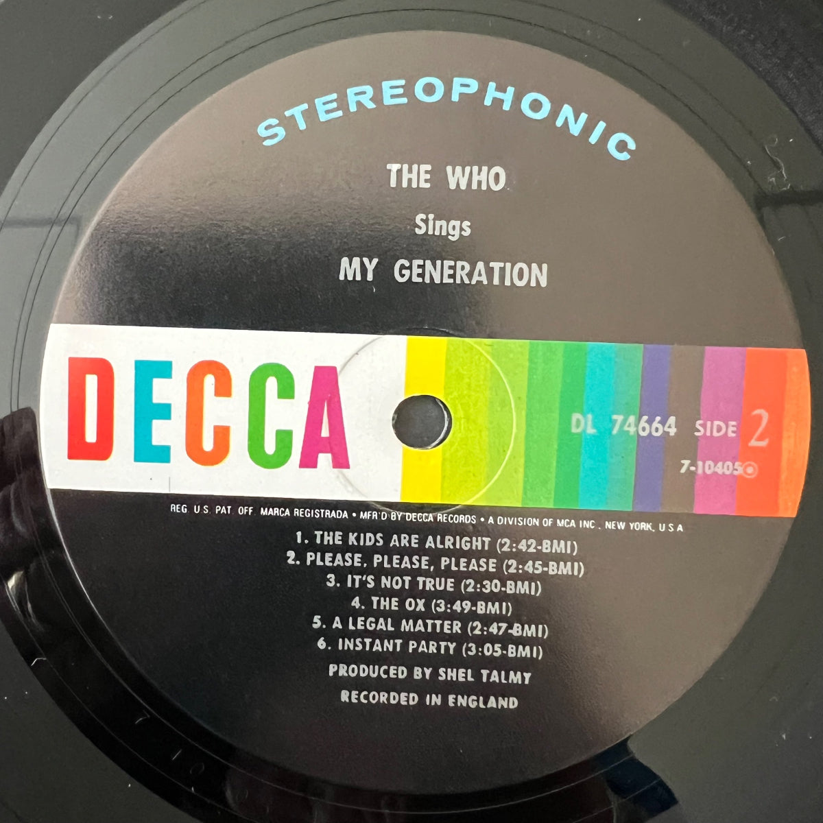 Who - The Who's Sings My Generation / US-Press. 1969 - (M-/VG++)