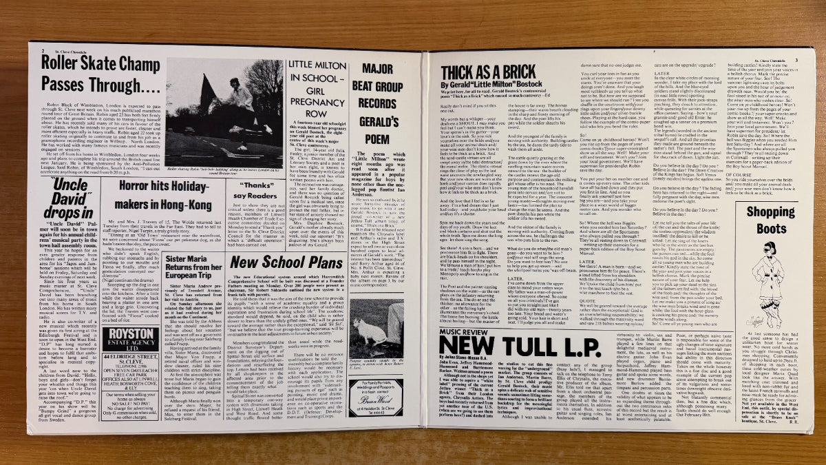 Jethro Tull - Thick As A Brick / Audiophile MFSL 1985 - (M-/M-)