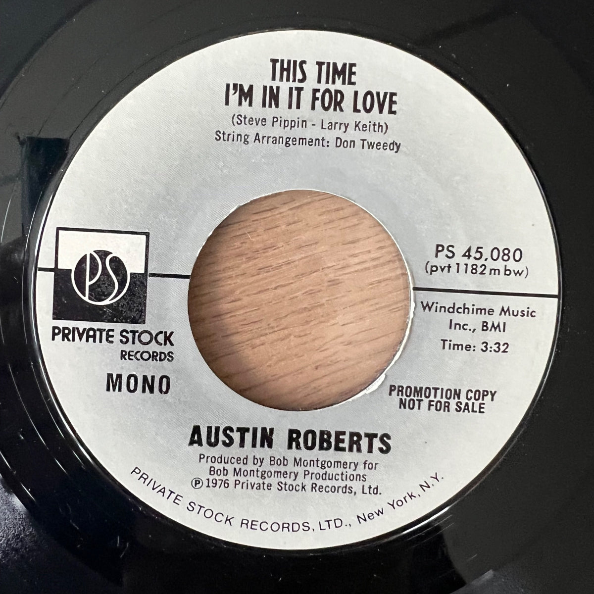 Austin Roberts - This Time I'm In It For Love / US-Promo 1976 - (VG++/Neutral)
