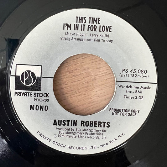 Austin Roberts - This Time I'm In It For Love / US-Promo 1976 - (VG++/Neutral)