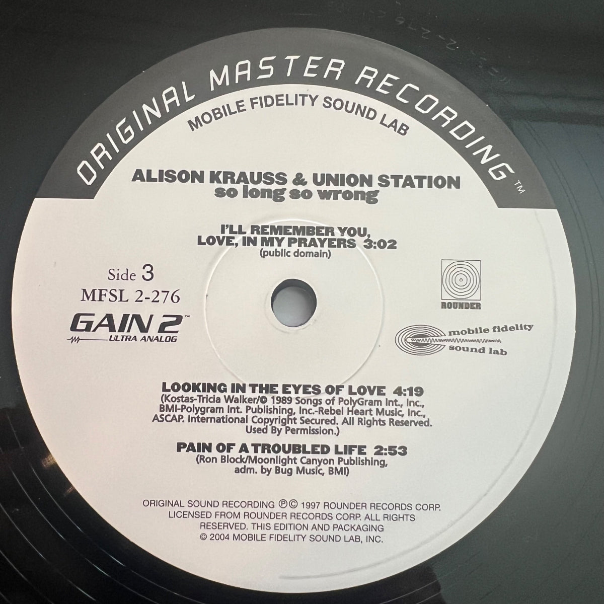 Alison Krauss & Union Station - So Long So Wrong / Audiophile MFSL 2004 - (Mint/M-)