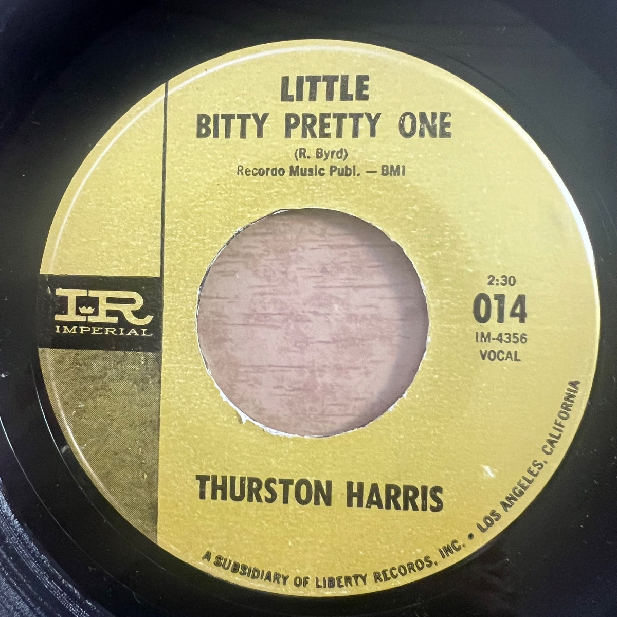 Thurston Harris - Little Bitty Pretty One / US RE - (VG+/Neutral)