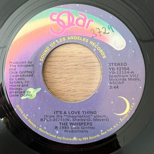 Whispers - It's A Love Thing / 1. US-Press. 1980 - (M-/Neutral)