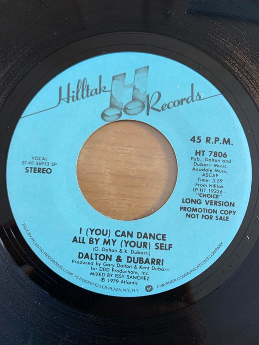 Dalton & Dubarri - I (You) Can Dance By My (Your) Self / US-Promo 1979 (VG++/Neutral)