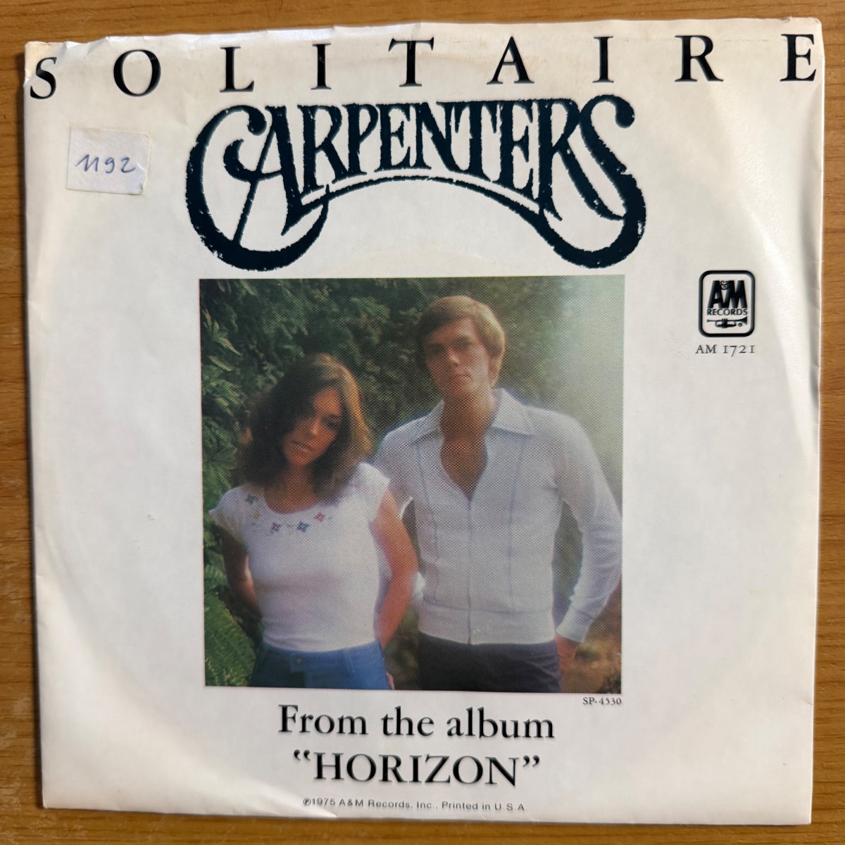 Carpenters - Solitaire / 1. US-Press. 1975 - (M-/VG++)