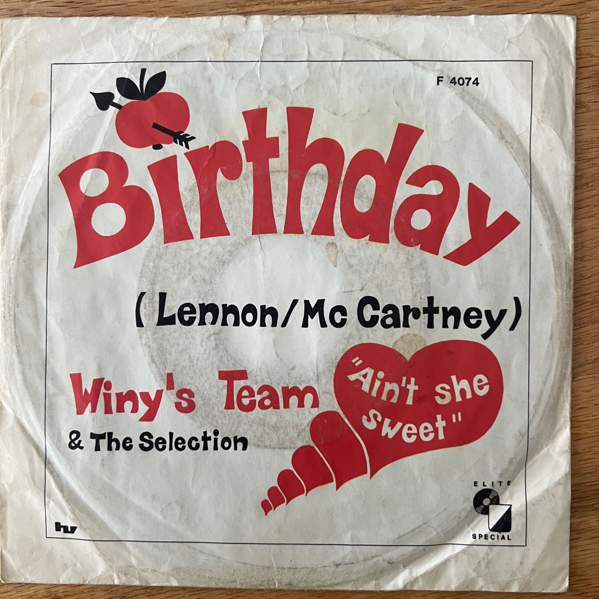 Winy's Team & The Selection / 1. Swiss-Press. 1968 - (VG+/VG)