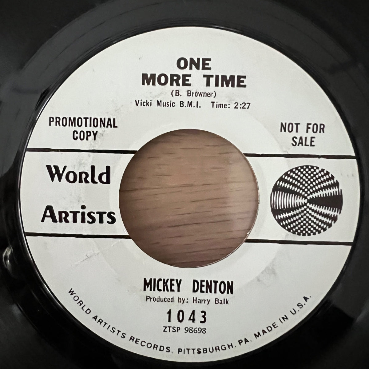 Mickey Denton - Don't Throw My Toys Away / US-Promo 1965 - (VG++/Neutral)