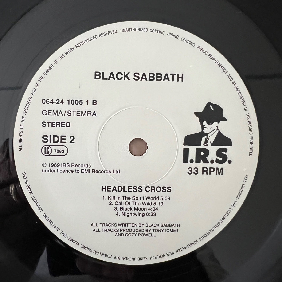 Black Sabbath - Headless Cross / 1. NL-Press. 1989 incl. Poster - (M-/VG++)