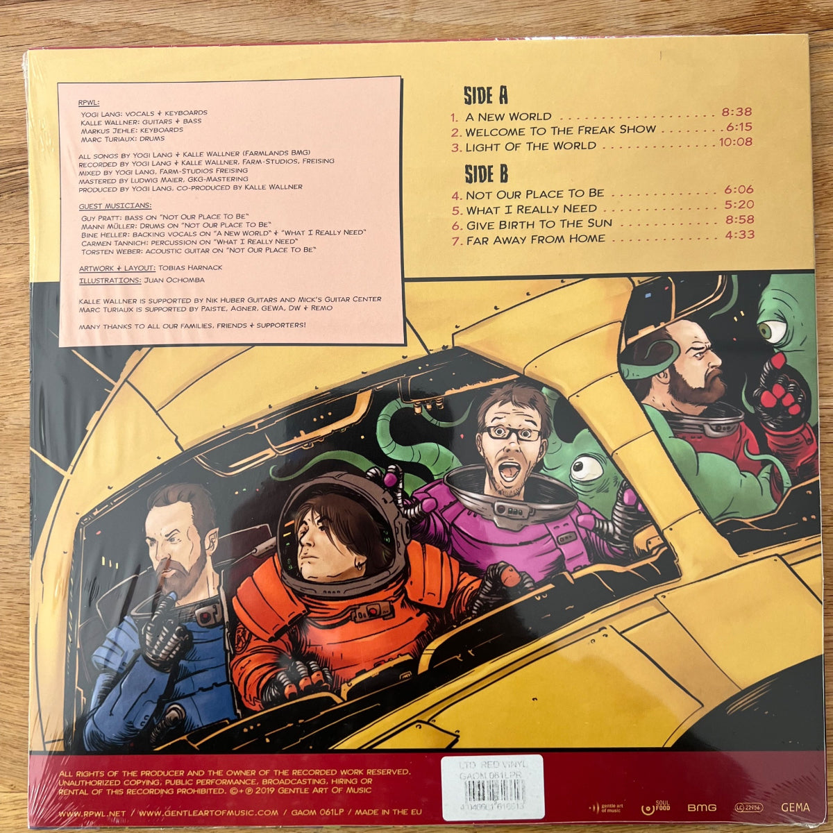 RPWL - Tales From Outer Space / 1. EU-Press. 2019 - Blue Vinyl - (Mint & Sealed)