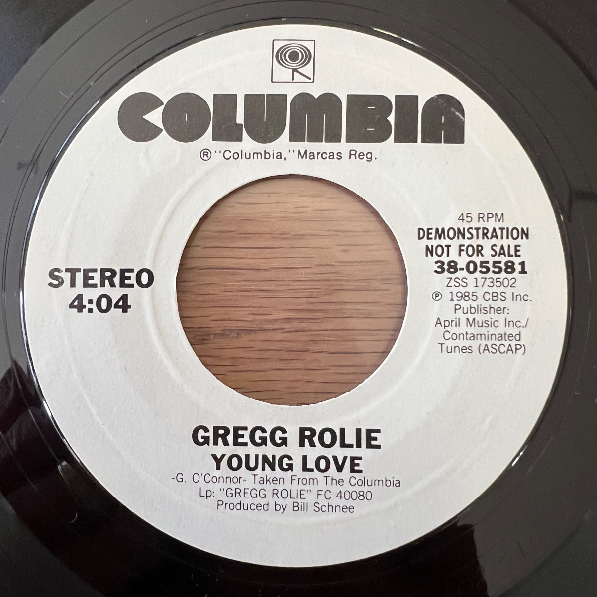 Gregg Rolle - Young Love / US-Promo 1985 - (M-/Neutral)