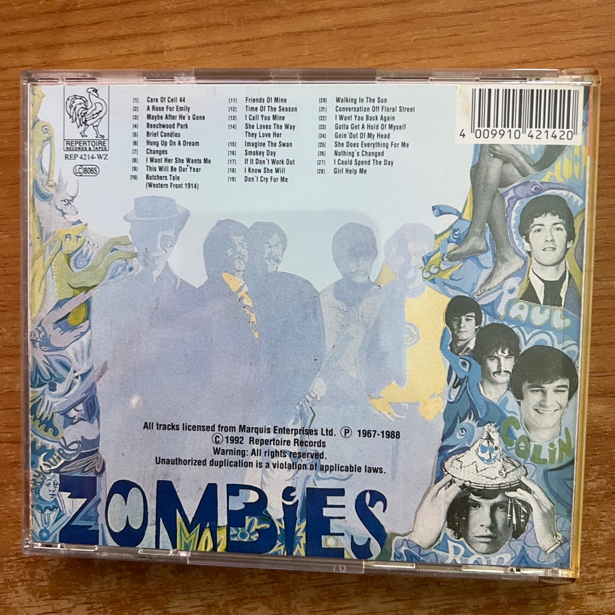 Zombies - Odyssey And Oracle / CD - D-Press. 1992 - (M-/M-)