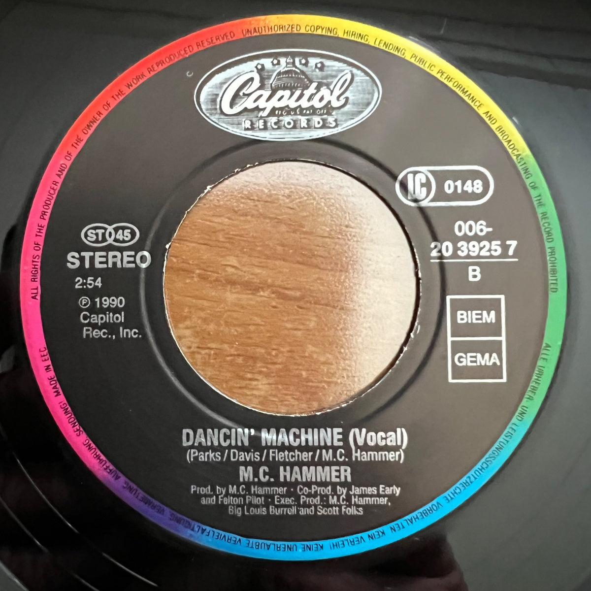 M.C. Hammer - U Can't Touch This / 1. EU-Press. 1990 - (M-/M-)