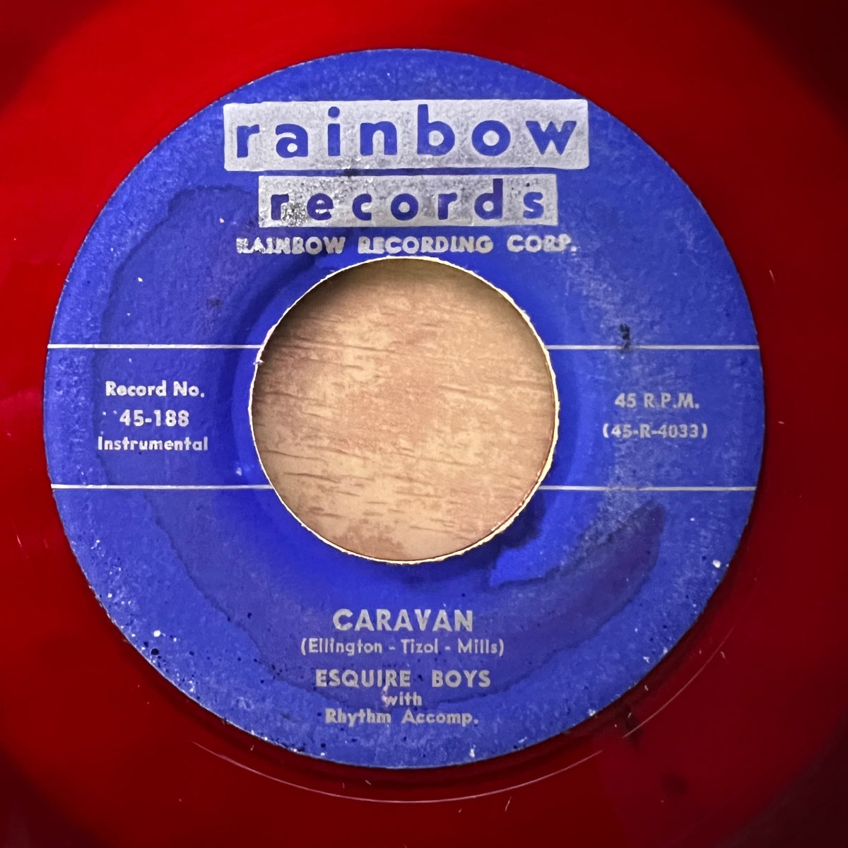 Esquire Boys - We Drifted Apart / 1.US-Press. 1952 - Red Vinyl - (VG+/Neutral)