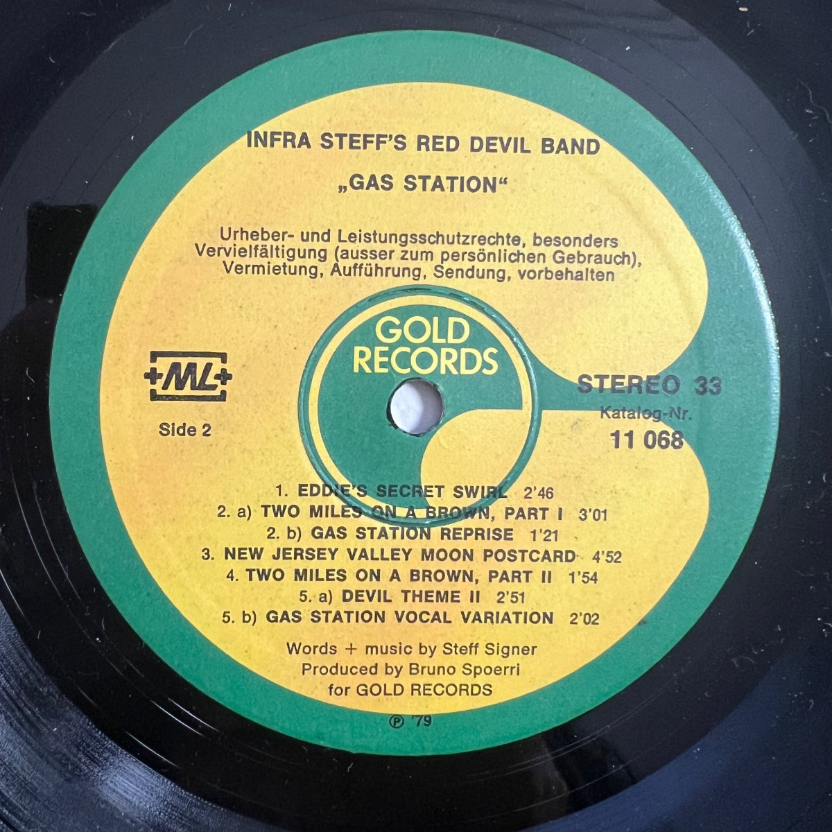 Infra Steffs Red Devil Band - Gas Station / 1. Swiss-Press. 1979 - (VG++/VG++)