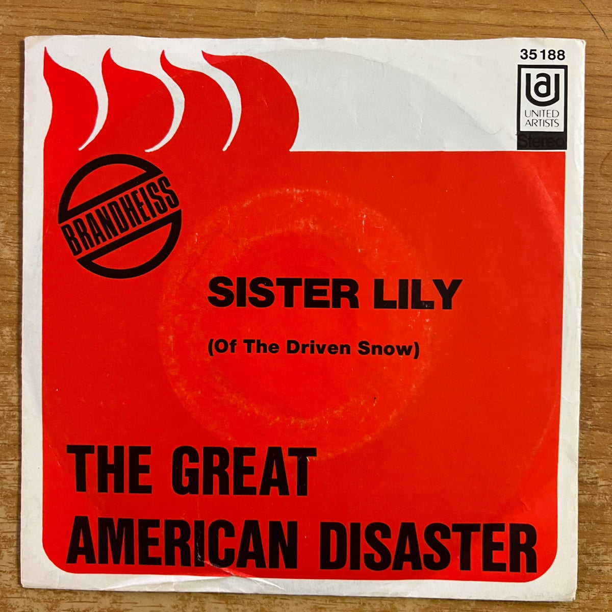 Great American Disaster - The Pushbike Song / 1. Press. 1971 - (VG++/VG+)
