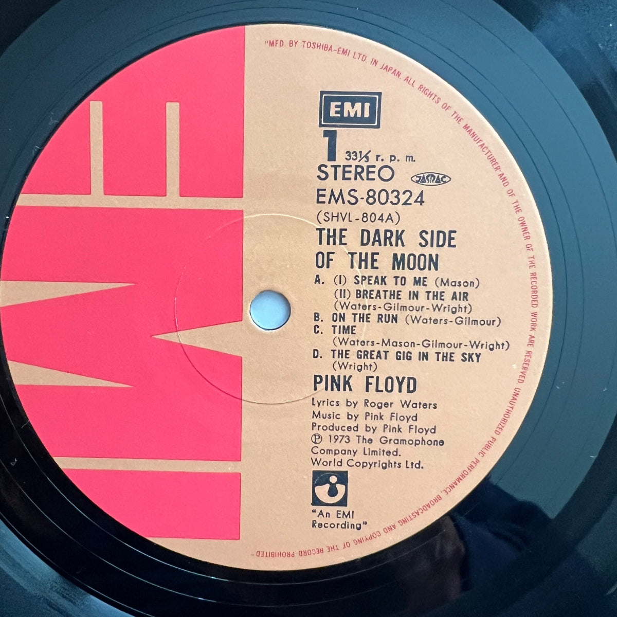 Pink Floyd - The Dark Side Of The Moon / Japan-Press. 1974 - (M-/VG+)