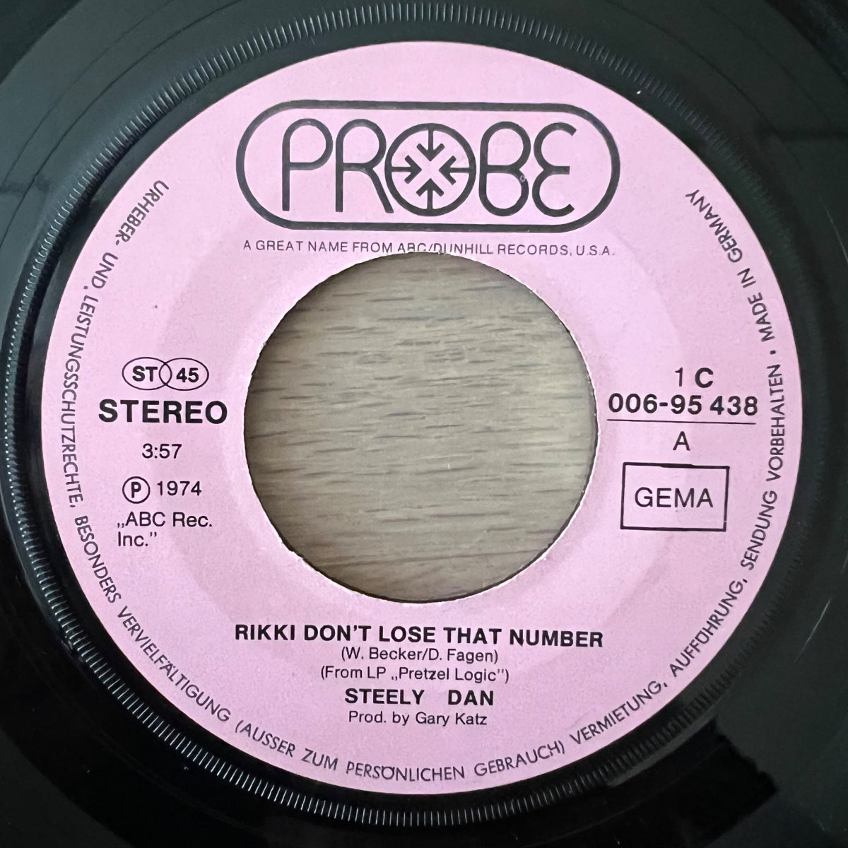 Steely Dan - Rikki Don't Lose That Number / 1. D-Press. 1974 - (VG+/VG)