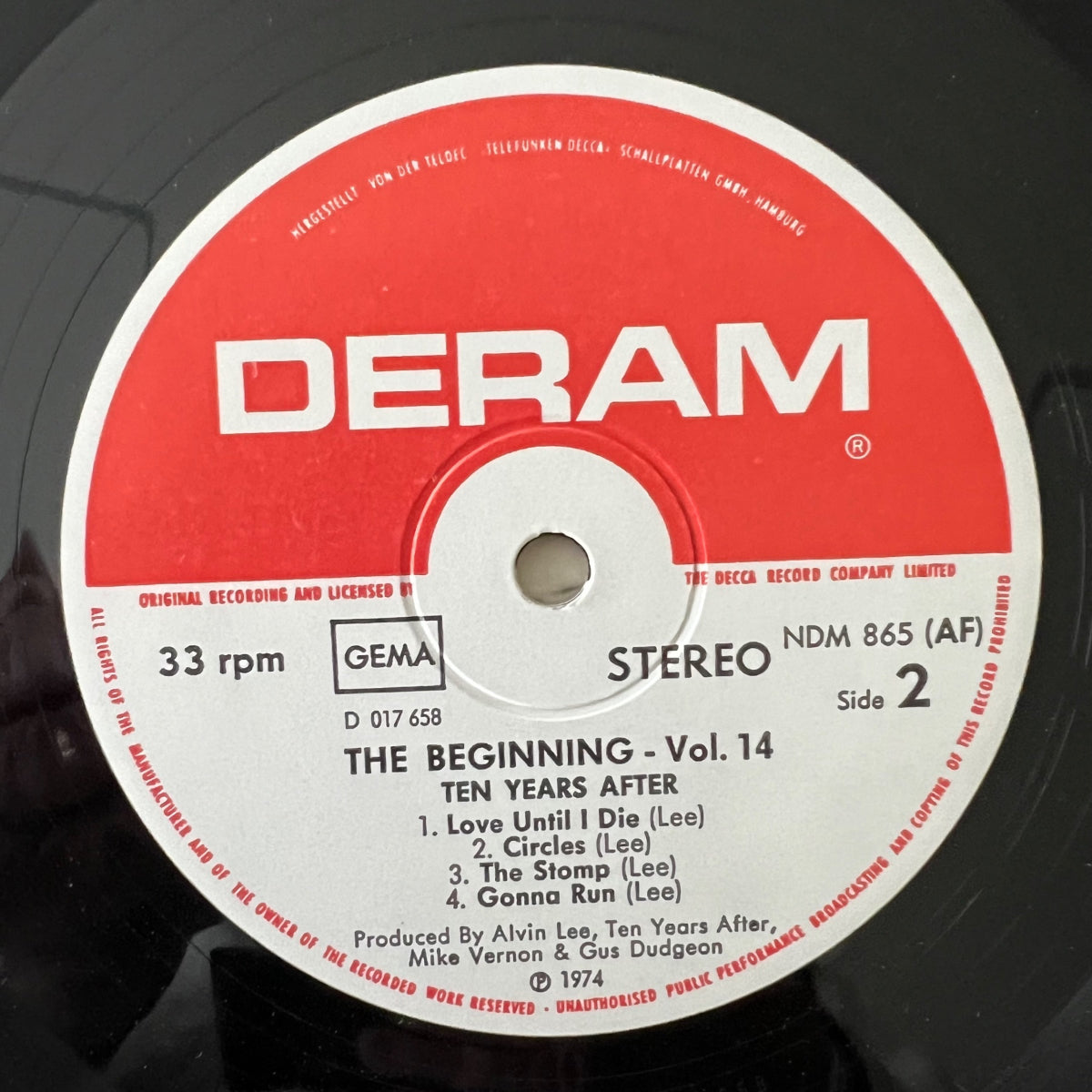 Ten Years After - The Beginning Vol. 14 / 1. D-Press. 1974 - (M-/VG++)