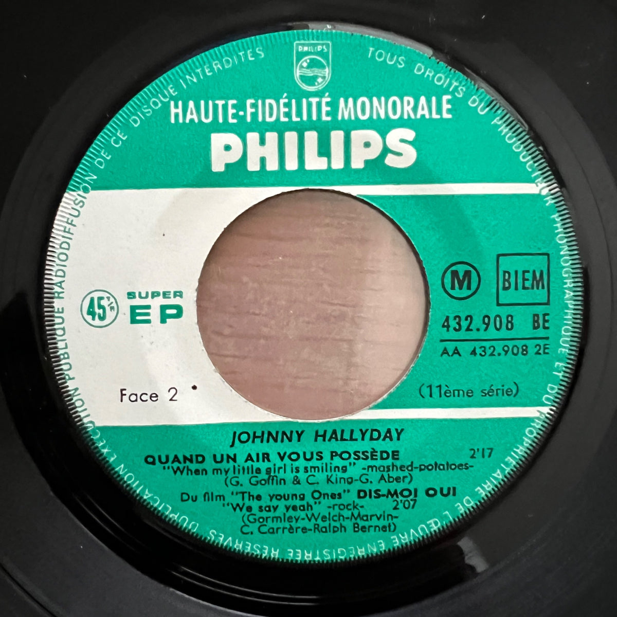 Johnny Hallyday - Les Bras En Croix / 7" EP - 1. France-Press. 1963 - (VG+/VG++)