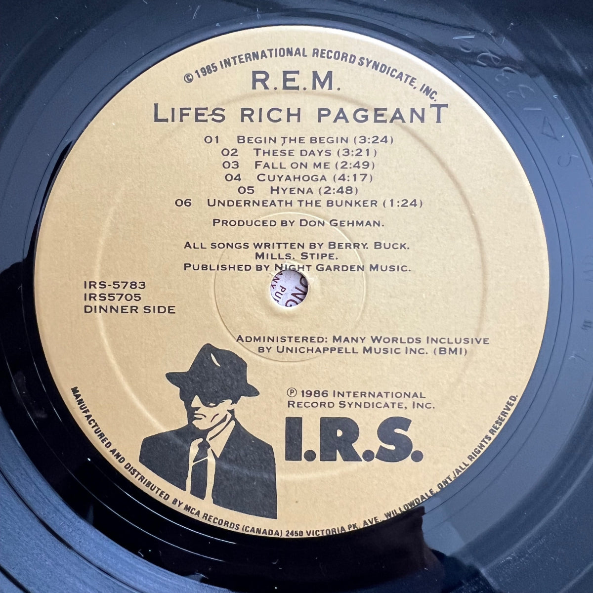 R.E.M. - Lifes Rich Pageant / 1. Kanada-Press. 1986 - (M-/M-)