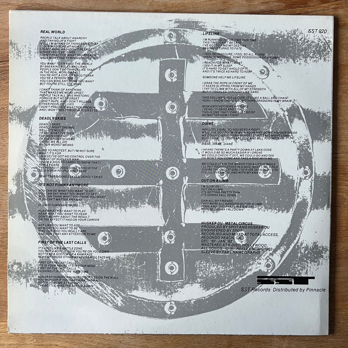 Hüsker Dü - Metal Circus / 12" EP - 1. UK-Press. 1983 - 7 Tracks - (M-/M-)