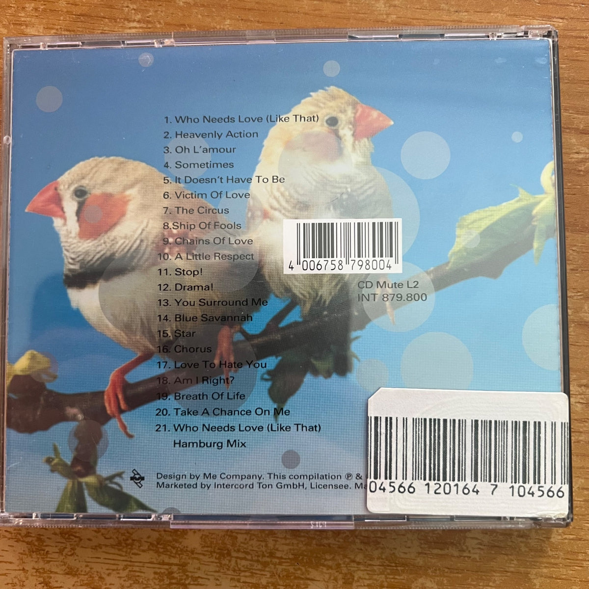 Erasure - Pop! The First 20 Hits / CD - 1. D-Press. 1992 - (M-/M-)