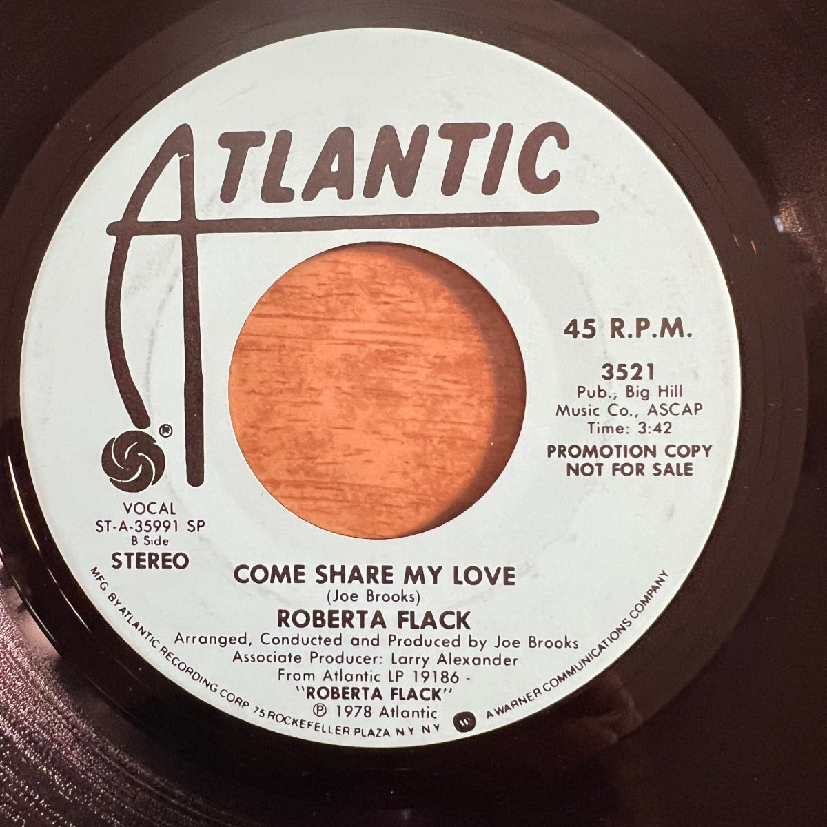 Roberta Flack - When It's Over / US-Promo 1978 - (M-/Neutral)