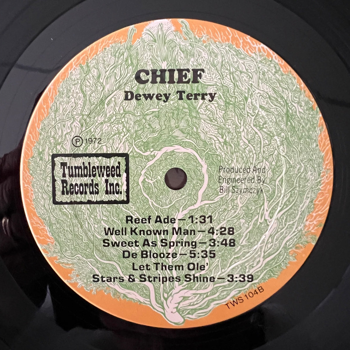 Dewey Terry - Chief / 1. US-Press. 1972 - (M-/VG+)