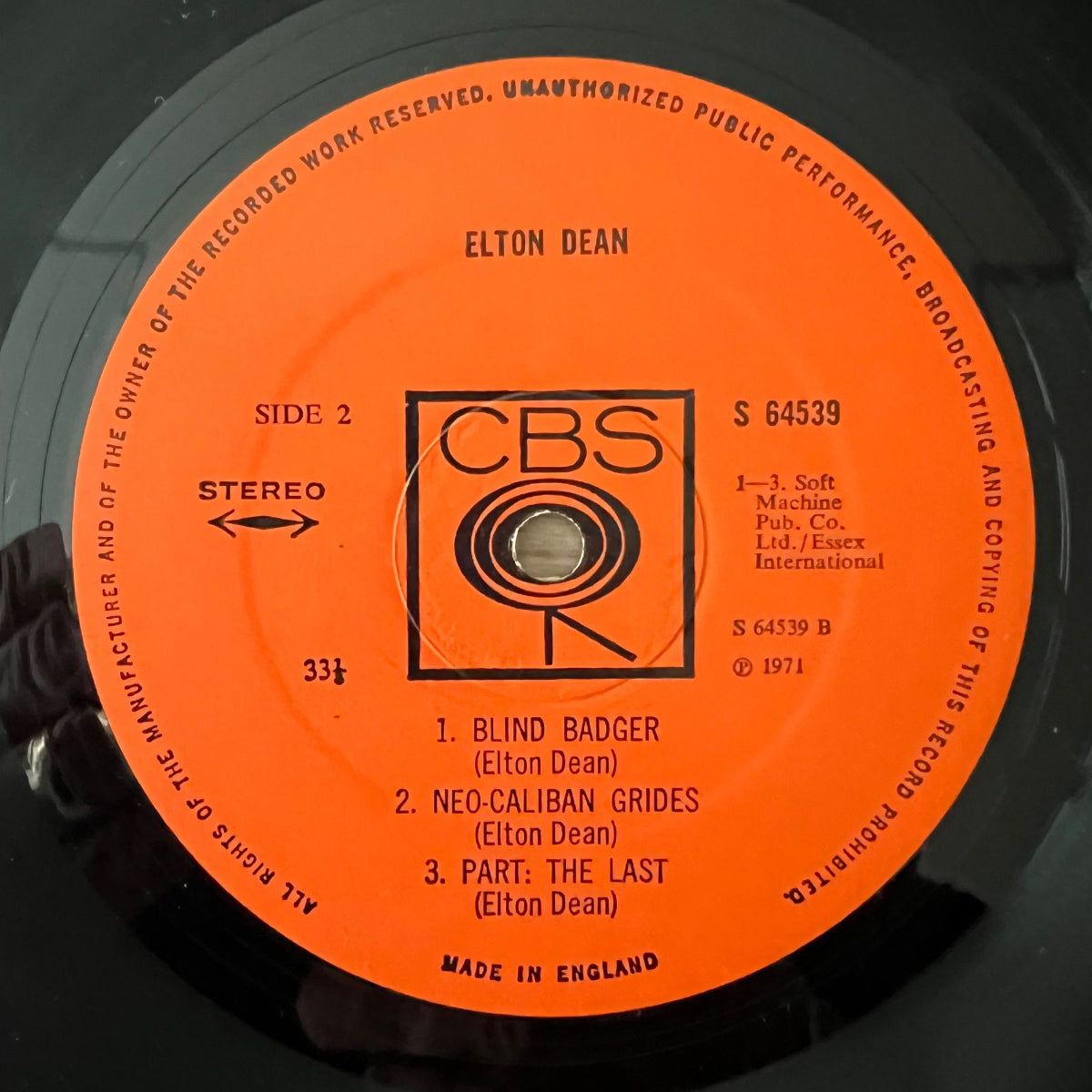 Elton Dean - Same / 1. UK-Press. 1971 - (M-/VG++)