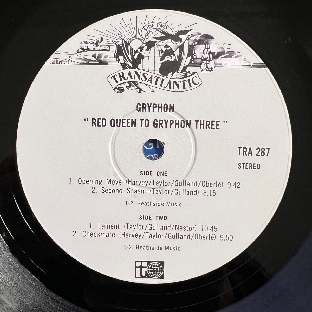 Gryphon - Red Queen To Gryphon Three / 1st UK Press. 1974 - (M-/VG+)