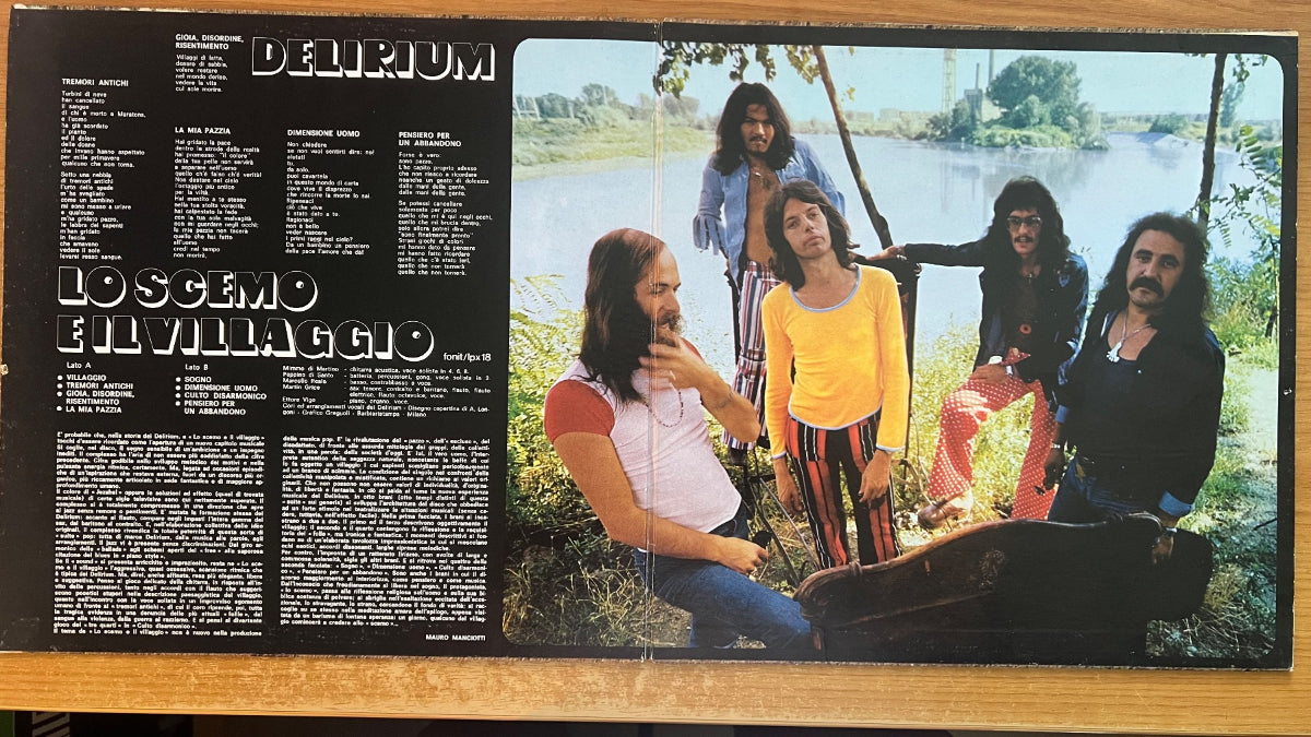 Delirium - Lo Scemo E Il Villaggio / 1. Italy-Press. 1972 - (M-/M-)