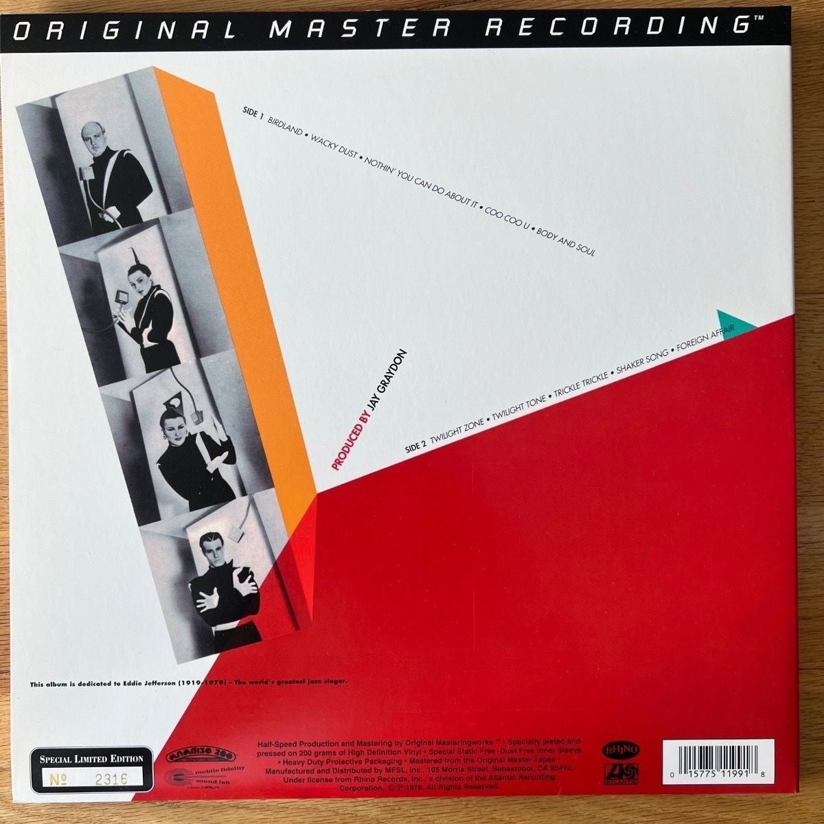 Manhattan Transfer - Extensions / Audiophile MFSL 1994 - (Mint)