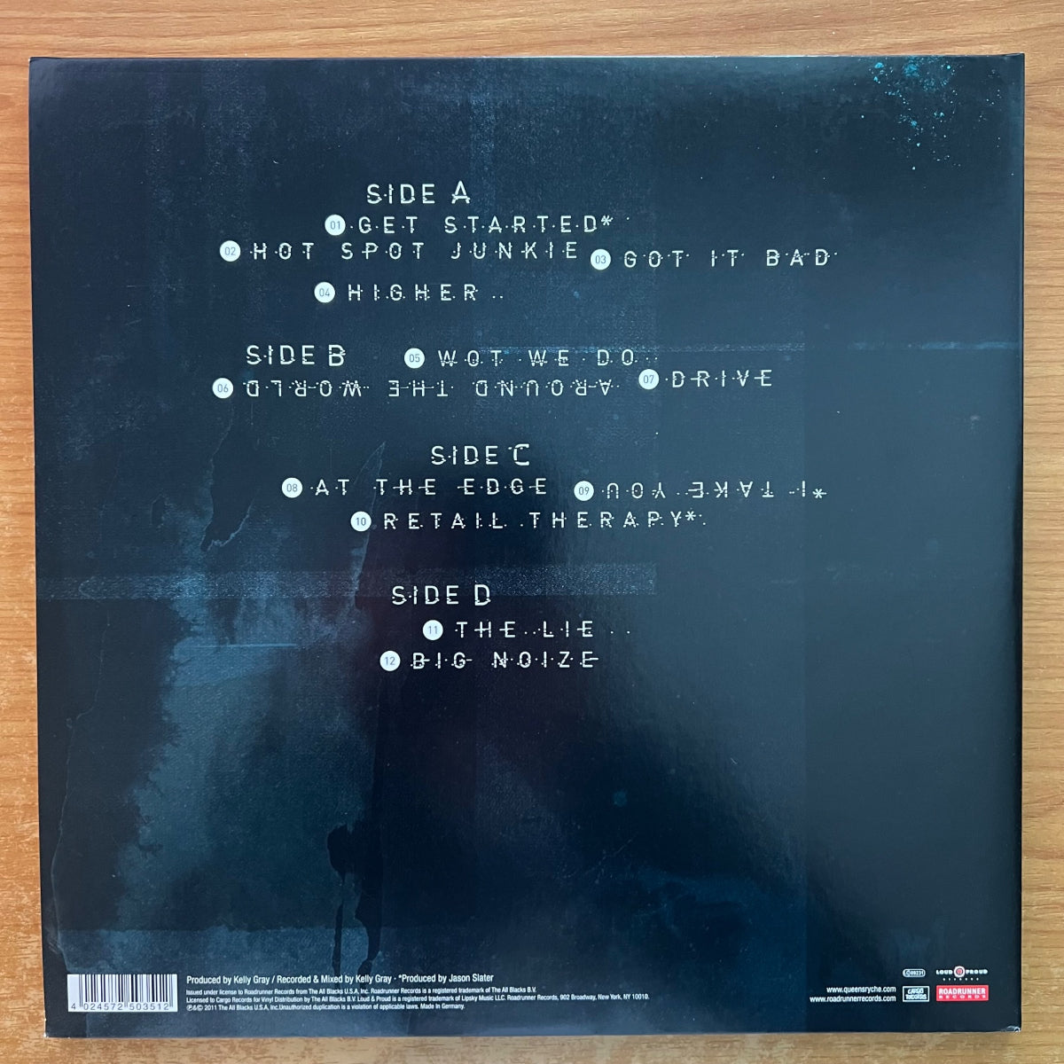 Queensryche - Dedicated To Chaos / 2 LP - 1. D-Press. 2011 - (Mint)