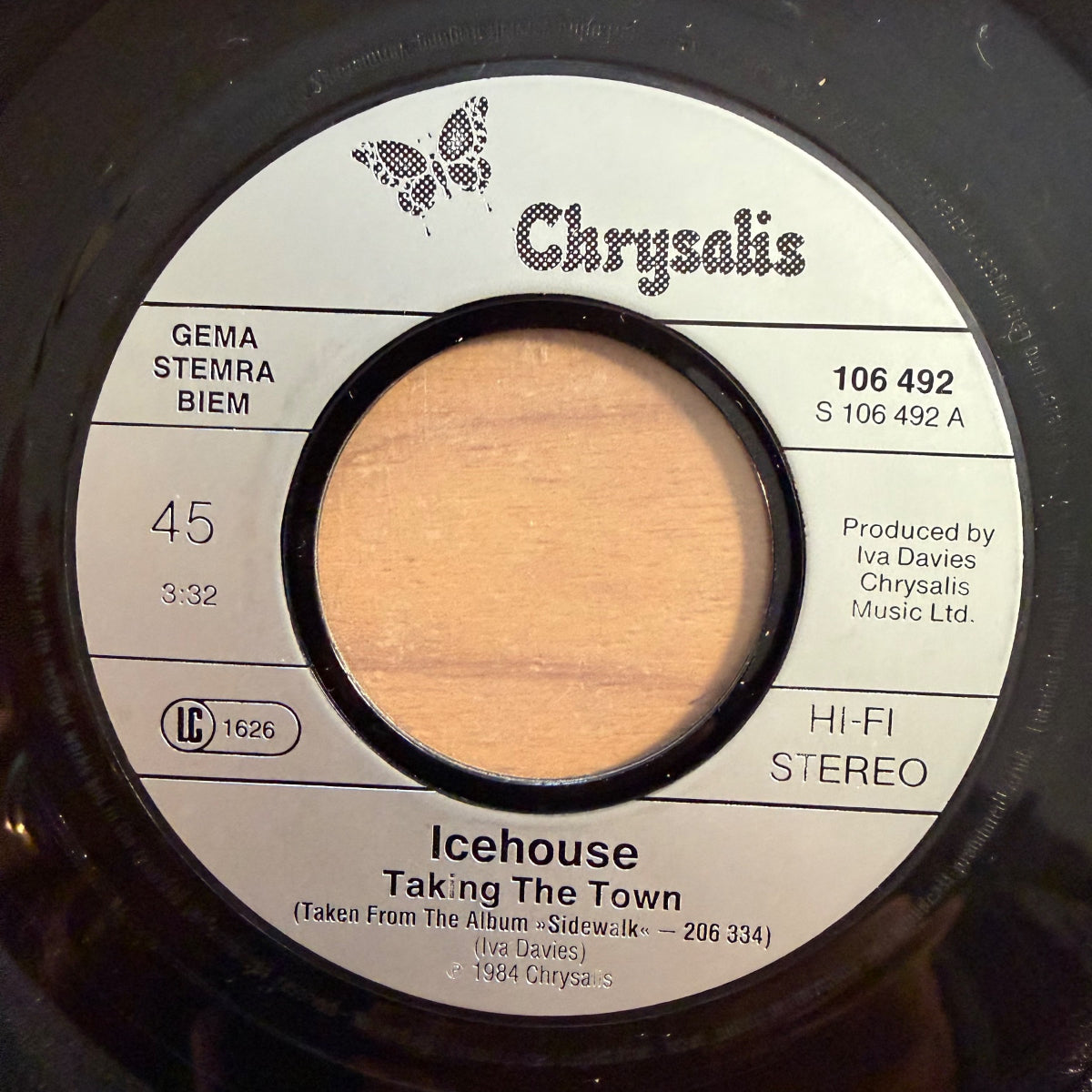 Icehouse - Taking The Town / 1. D-Press. 1984 - Promo - (VG++/VG++)