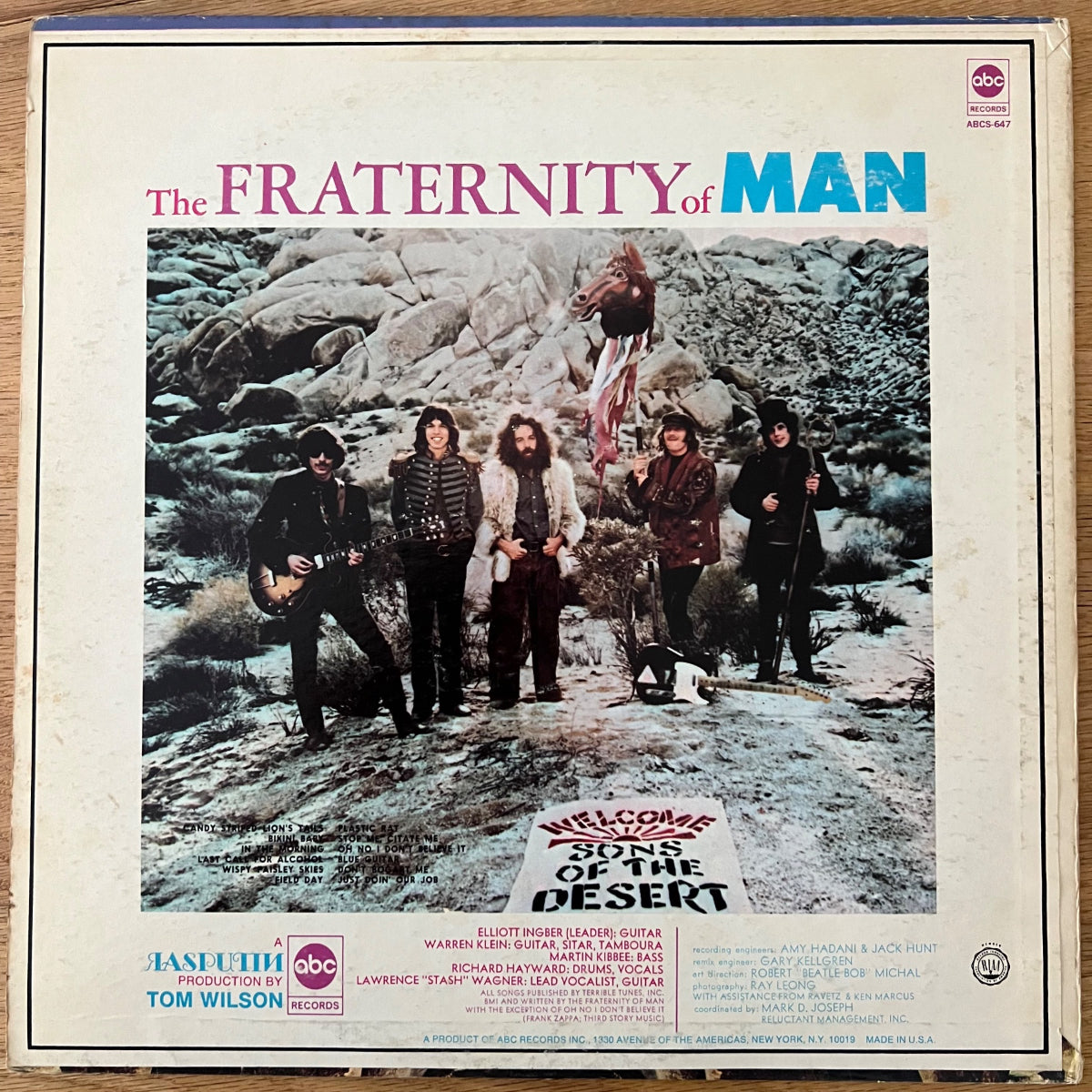 Fraternité humaine - Same / 1re presse américaine. 1968 - (M-/TB+)