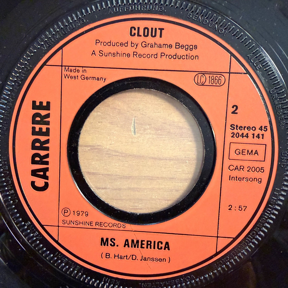 Clout - Save Me / 1. D-Press. 1979 - (VG++/VG+)