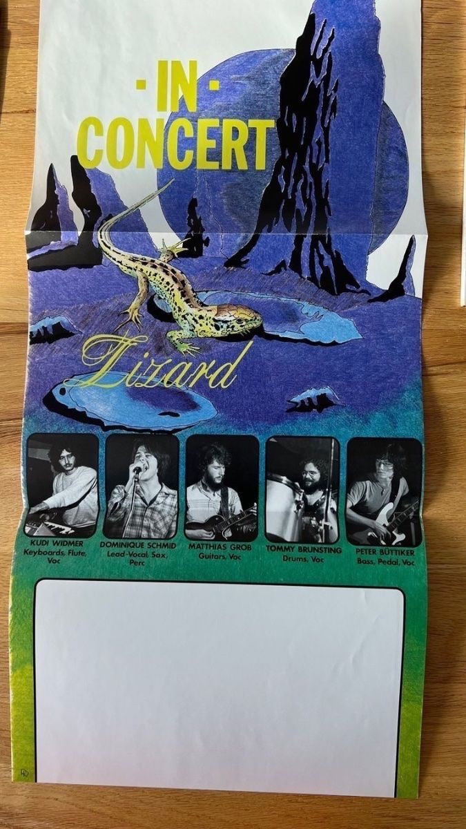Lizard - In Concert / 1. Swiss-Press. 197? - Incl. 2 Posters - (M-/VG++)