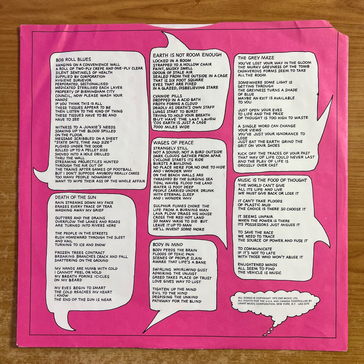 Groundhogs - Who Will Save The World? / 1st US Press. 1972 - (M-/VG+)