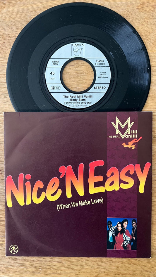 Real Milli Vanilli - Nice 'N Easy / 1. D-Press. 1991 - (VG++/M-)