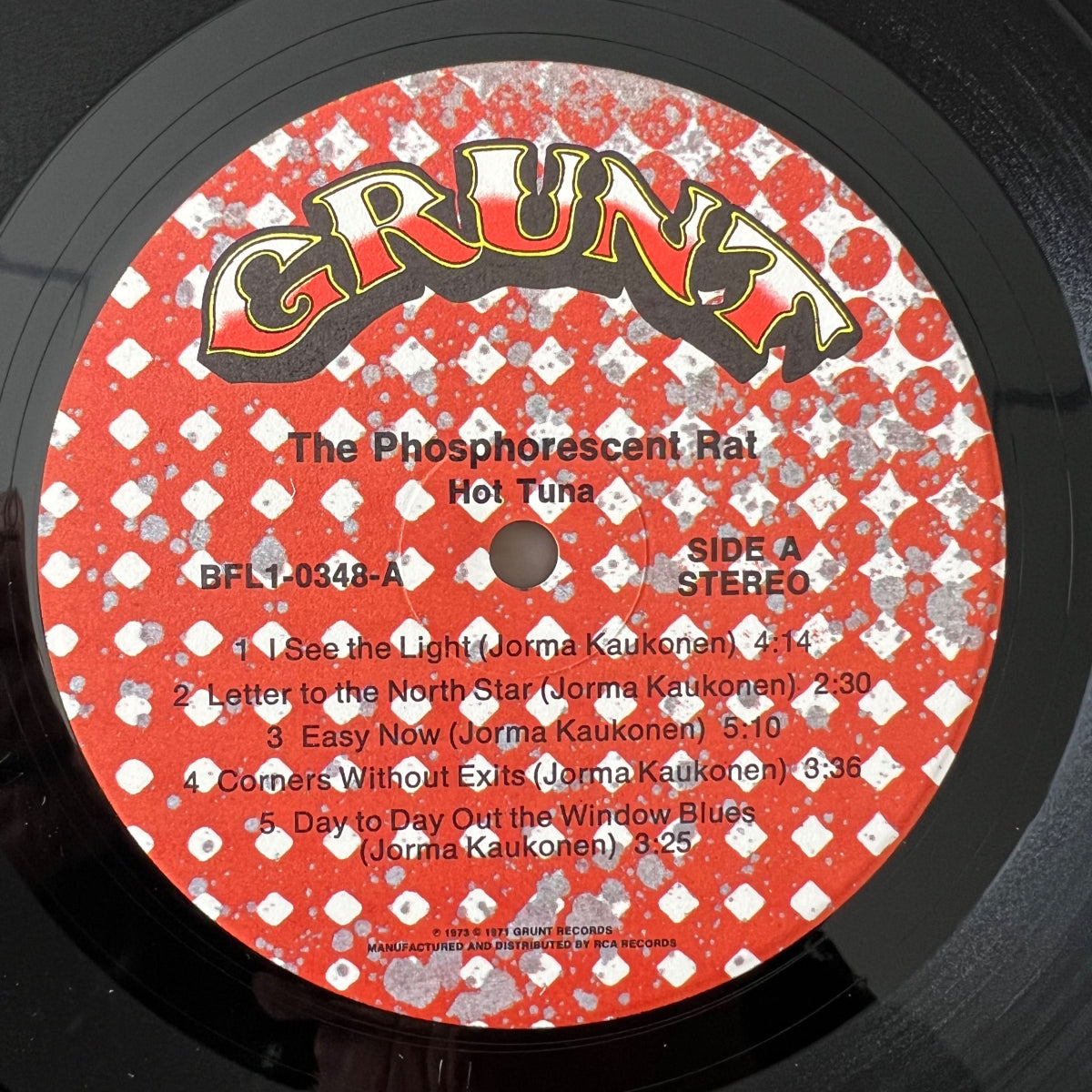 Hot Tuna - The Phosphorescent Rat / 1. US-Press. 1973 - TOP