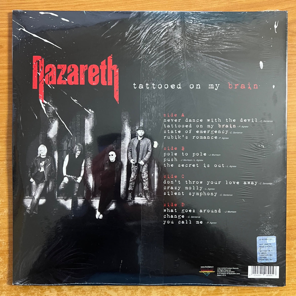 Nazareth - Tattooed On My Brain / 2 LP - 1. Italy 2018 - (Mint & Sealed)