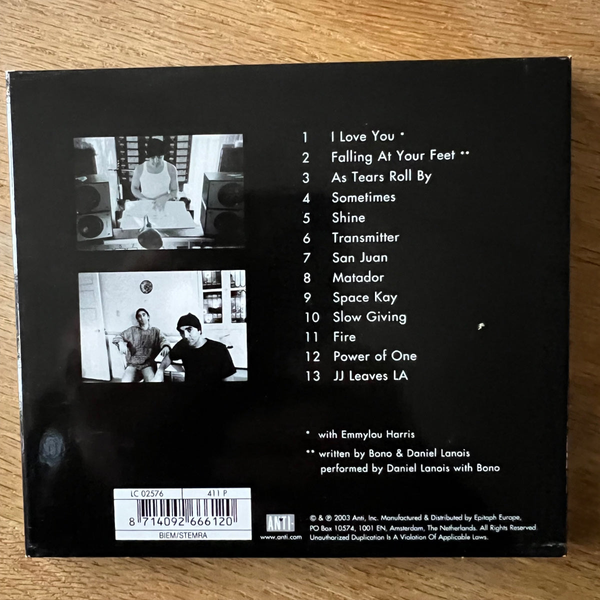 Daniel Lanois - Shine / CD - 1. EU-Press. 2003 - Digipak