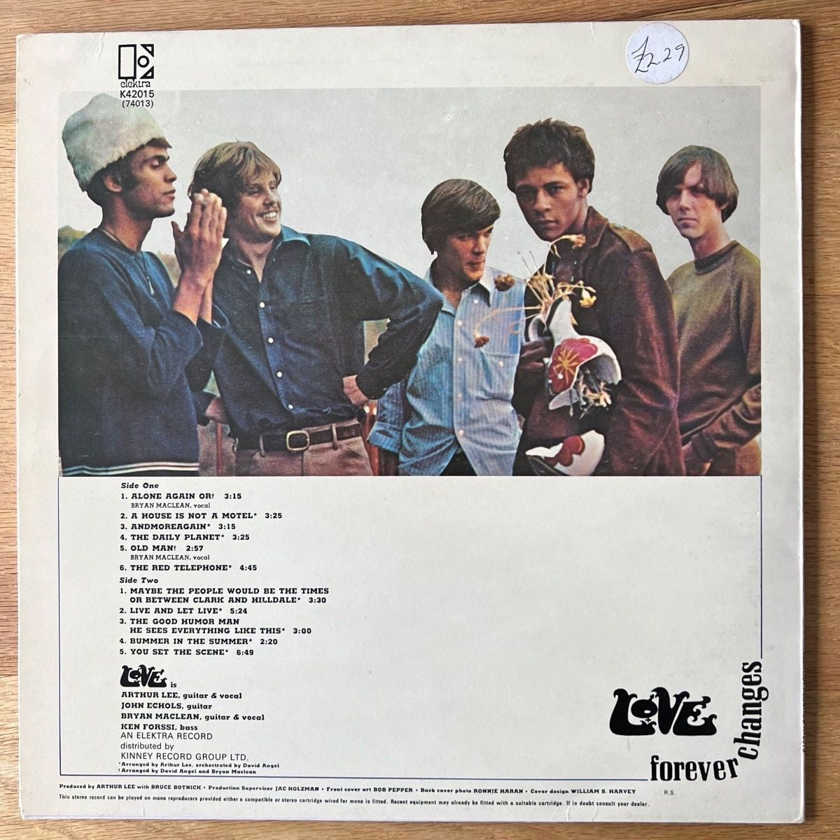 Love - Forever Changes / UK-Press. 1971 - (VG++/VG++)