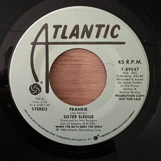 Sister Sledge - Frankie / US-Promo 1985 - (VG++/Neutral)
